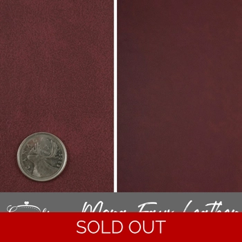 Mora Faux Leather - Bordeaux